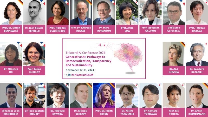 Maren Bennewitz gives an invited presentation at the Trilateral AI Conference 2024, Tokyo
