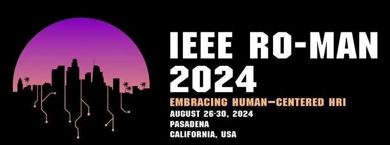 Three papers accepted at IEEE RO-MAN 2024