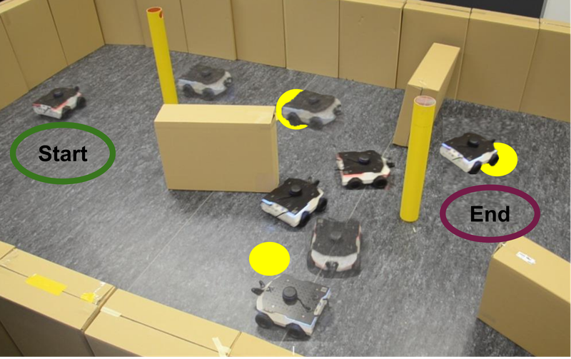 A Dynamic Safety Shield for Safe and Efficient Reinforcement Learning of Navigation Tasks