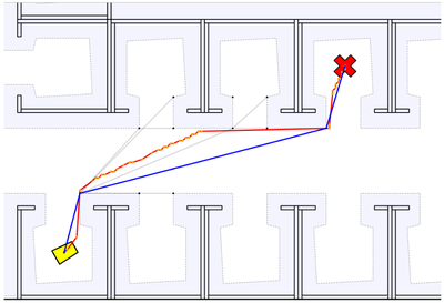 Minimal Construct: Efficient Shortest Path Finding for Mobile Robots in Polygonal Maps