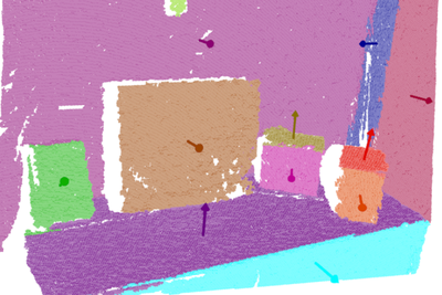 Plane Segmentation in Organized Point Clouds Using Flood Fill