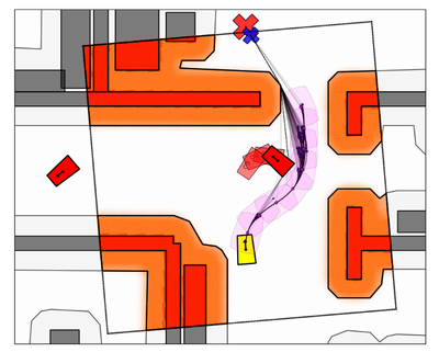 Fast-Replanning Motion Control for Non-Holonomic Vehicles with Aborted A*