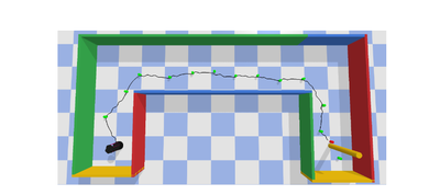 Sensor-Based Navigation Using Hierarchical Reinforcement Learning